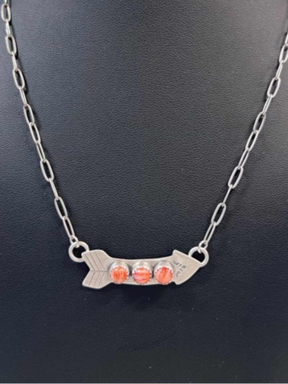Native American Arrow Bar Necklace